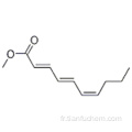 (2E, 4E, 6Z) - méthyl déca-2,4,6-triénoate CAS 51544-64-0